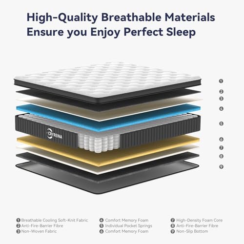 CRYREINA Queen Mattress Review: Best Comfort & Sleep
