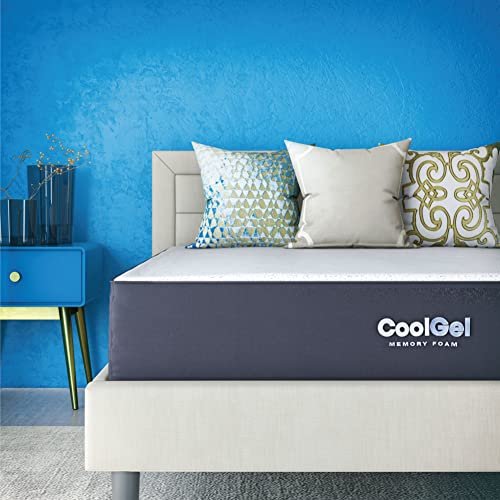 Cool Gel 10 Inch Twin Size Mattresses Memory Foam Medium Firm, Twin Memory Foam Mattress Cooling, Made in the USA