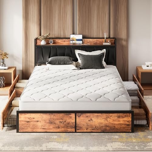 Best California King Bed Frame with Storage Drawers
