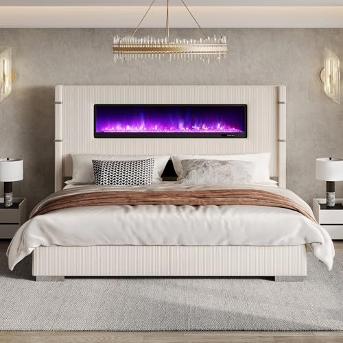 7 Top King Size Bed Frame with Fireplace Reviews