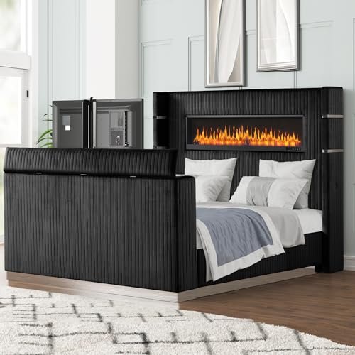 10 Top King Size Bed Frame with TV in Footboard Reviews: Your Ultimate Entertainment Hub